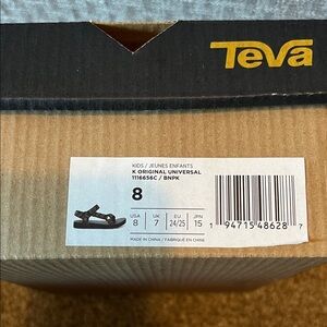 Teva Kids' Black Universal Sandals